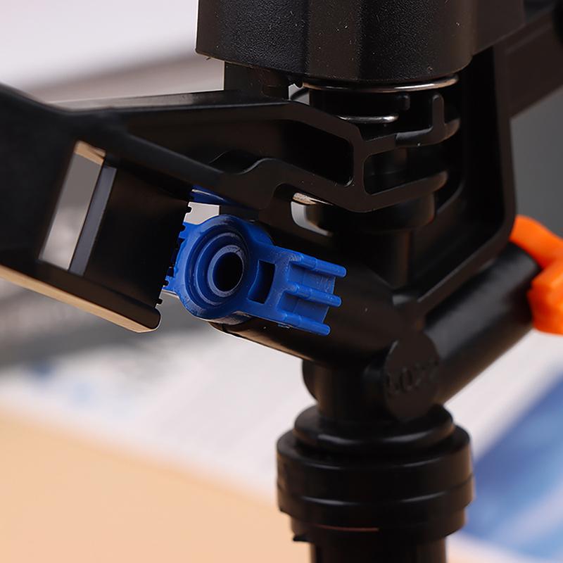 Вращающийся дождеватель для полива газона с автоматическим вращением на 360 градусов, распылительная головка с двумя отверстиями, насадка для полива сада и двора