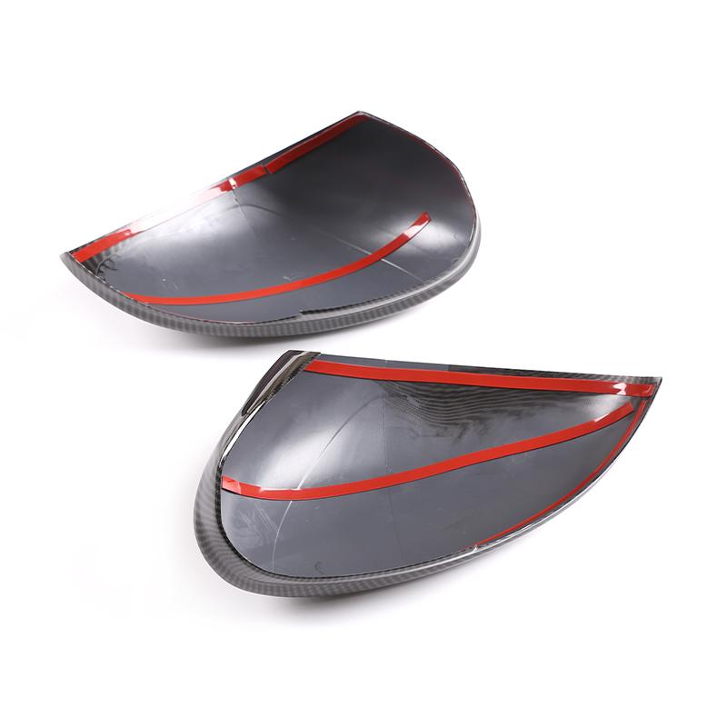 Для Alfa Romeo Giulia 2017 2018 ABS углеродное волокно боковое зеркало заднего вида автомобиля декоративная крышка отделка наклейка авто