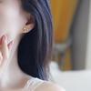 Золотые Серьги-Гвоздики с Цветами для Женщин - Ретро Дизайн, Высококачественные Роскошные Украшения