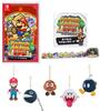 Paper Mario RPG Switch набор талисманов Марио и с малярным скотчем - + 5 штук (Марио, Гумба, Бу, Бомбер, Вуф) высечка