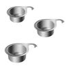 Stainless Steel Sink Strainer Drain Basket for Kitchen Organization Rustproof Dish Drying Rack Cooking Enthusiasts Tool