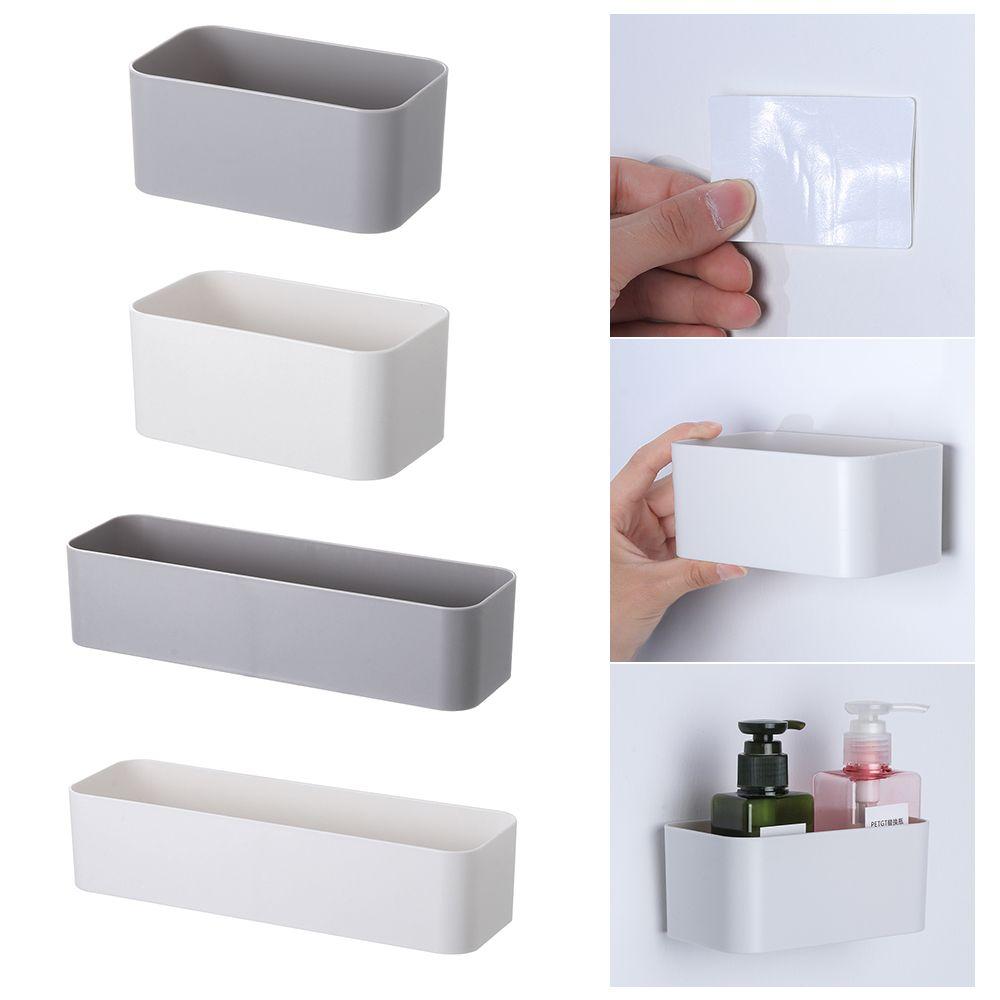 Case Stand Rack Wall Mounted Organizer Remote Control Holder Fixed On Wall Cosmetic Storage Box