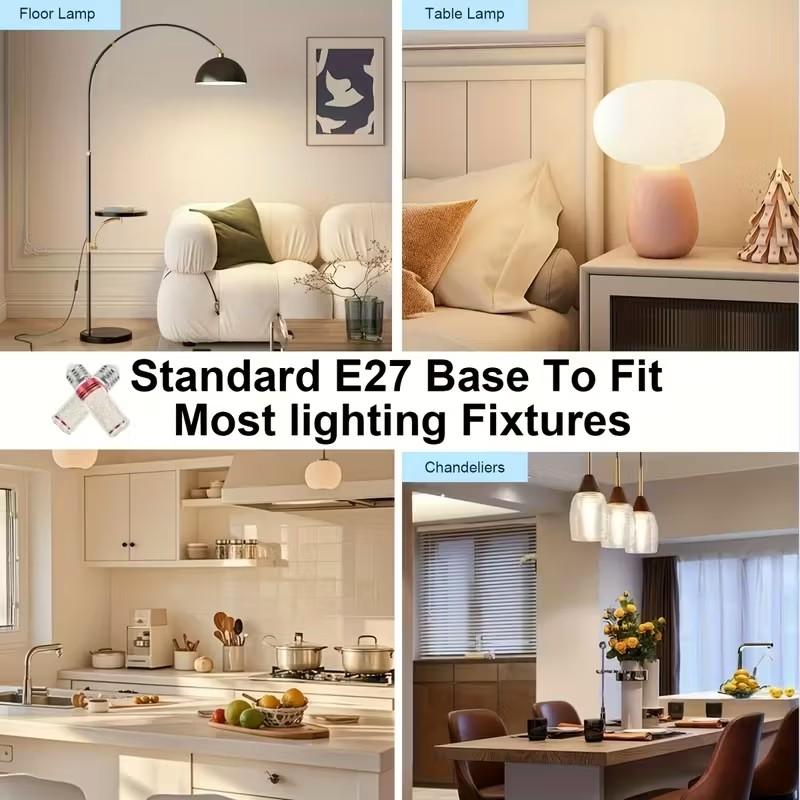 Мощная белая светодиодная лампа, 16 Вт, 1500 люмен, цветовая температура 6500K, цоколь E14/E27, не диммируемая, подходит для дома/помещения/мансарды/коридора.