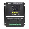 POWLSOJX Smart Adjustable MPPT Solar Charge Controller 60A 80A 100A 12-48V Auto for Farm Solar Panel Power Supply