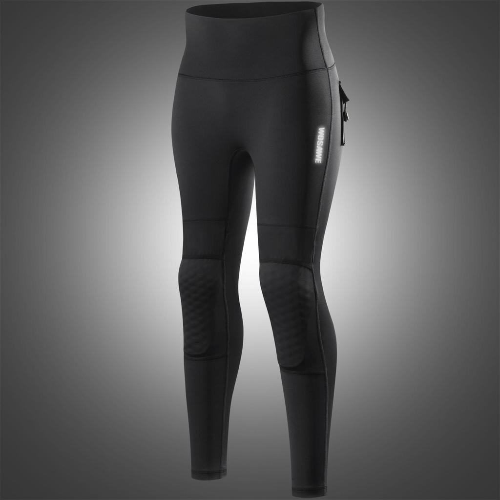 Wosawe CE Certified Breathable High Stretch Anti-Fall with Removable Knee Pads Women's Riding Sports Motorcycle Pants