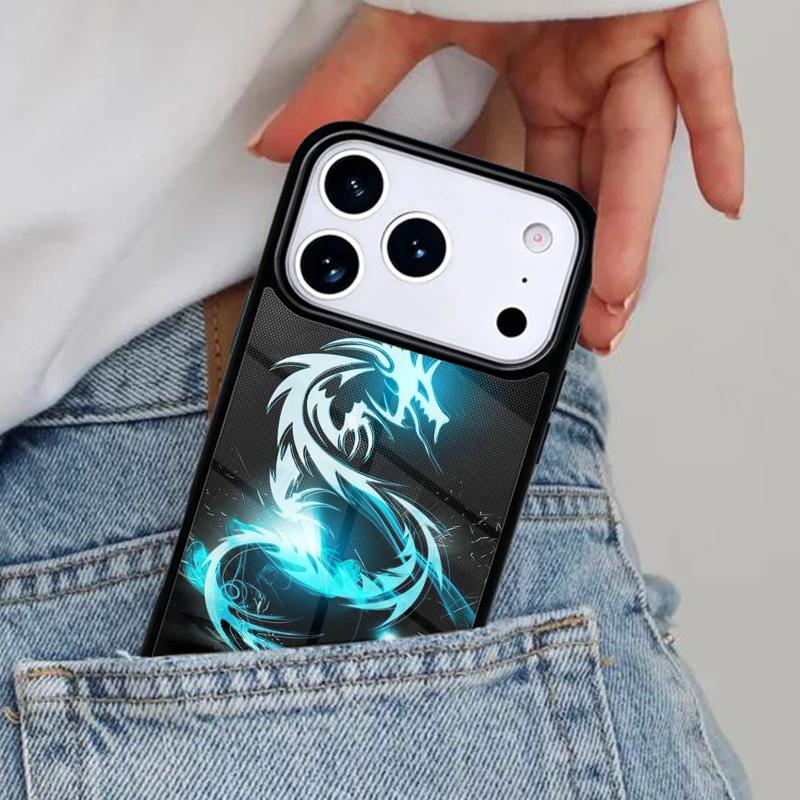 Легендарный Чехол для Телефона с Китайским Драконом для iPhone 17ProMax 12 13 14 15 16e 17 Pro Max Plus Air Cover