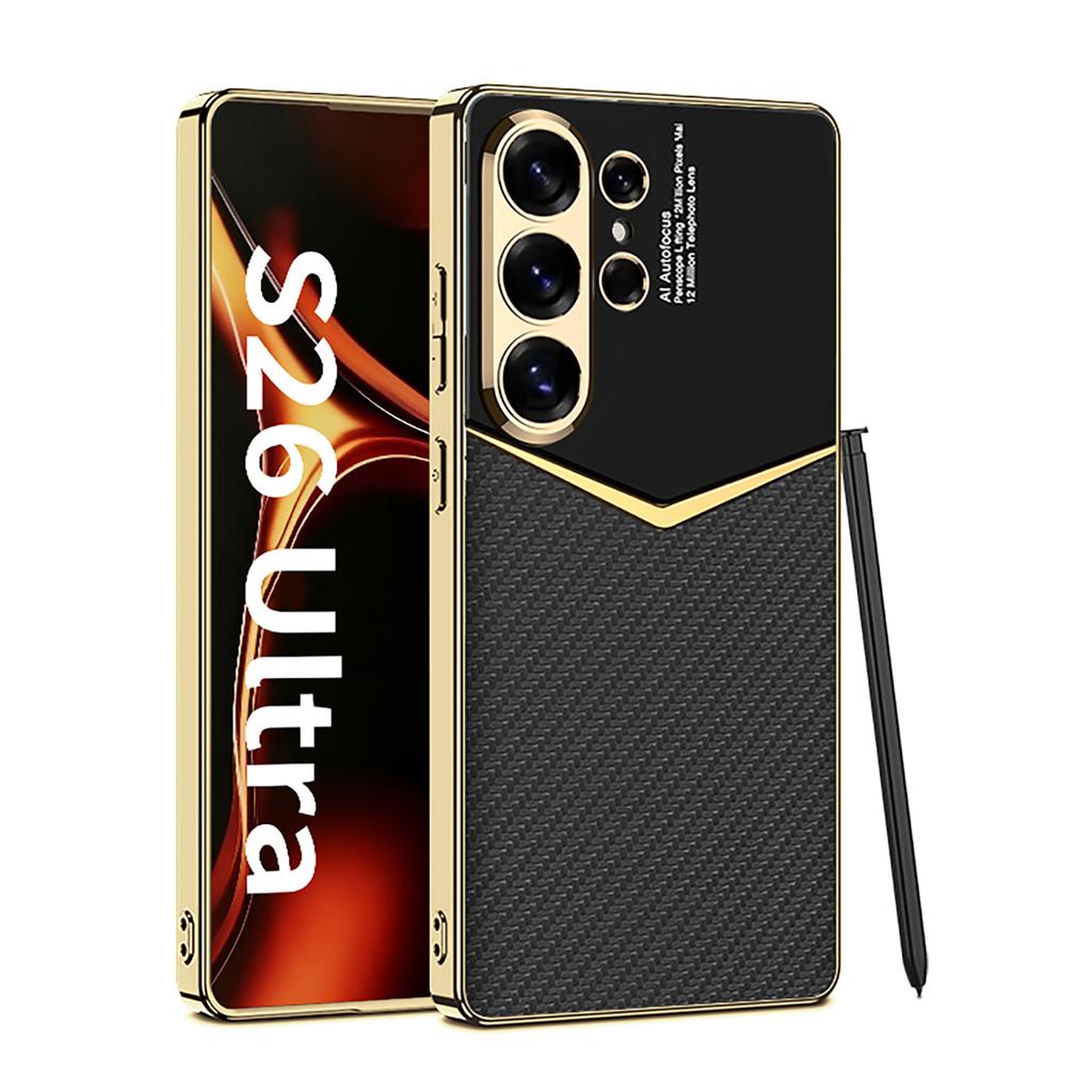 GKK For Samsung Galaxy S26 Ultra Cases Electroplating PU + PC + TPU Phone Cover