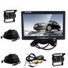 SHARP Color LED Backup Camera with CCD Two 20m Coaxial Extension Two Free Channel Auto Night Vision One Color LCD Set with Remote Heavy Equipment
