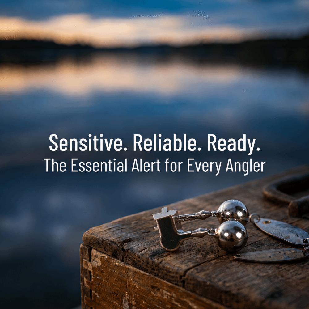 20/50PCS 46*32mm Fishing Rod Alarm Bells Double Spring Clip Bite Alarm Bells  Outdoor Fishing