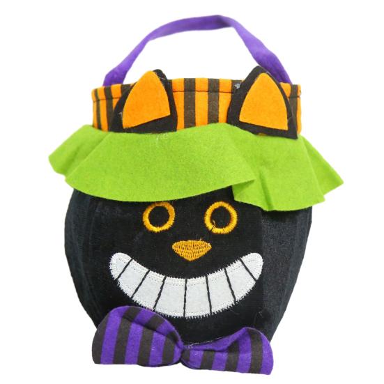 Halloween Candy Bag for Kids, Cute Cartoon Pumpkin Ghost Witch Handbag for Trick or Treat & Party Favors