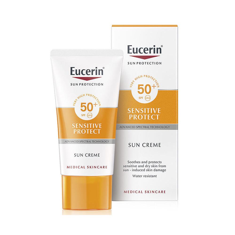 Eucerin - Солнцезащитный крем SPF 50+ для сухой кожи 50 мл - 