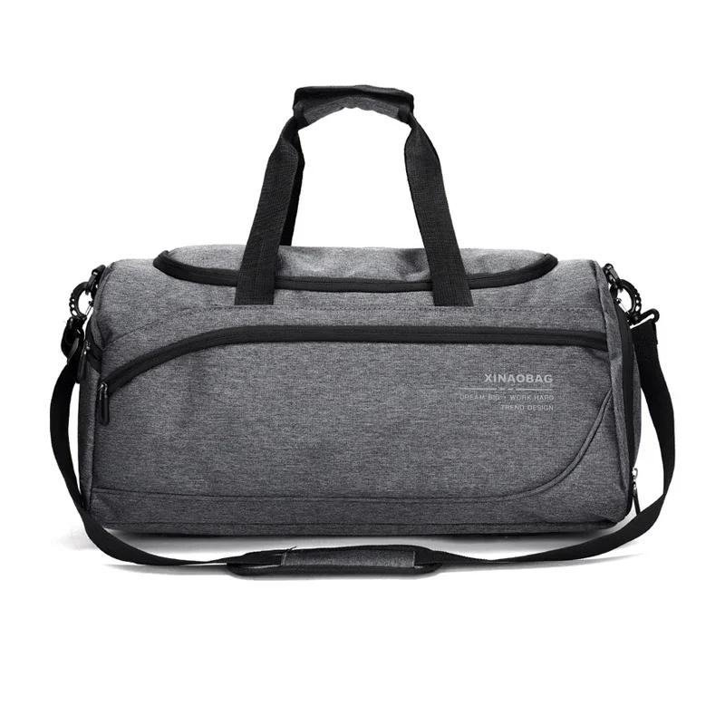 Спортивная спортивная сумка для мужчин и женщин, водонепроницаемая, большая вместимость, отдельное отделение для обуви, сумка для фитнеса, спортивный рюкзак, дорожная сумка