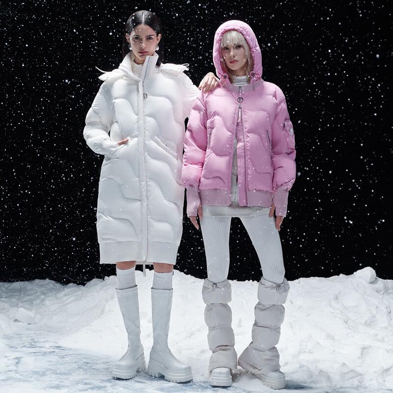 Jinyujie Women's Long Goose Down Parka