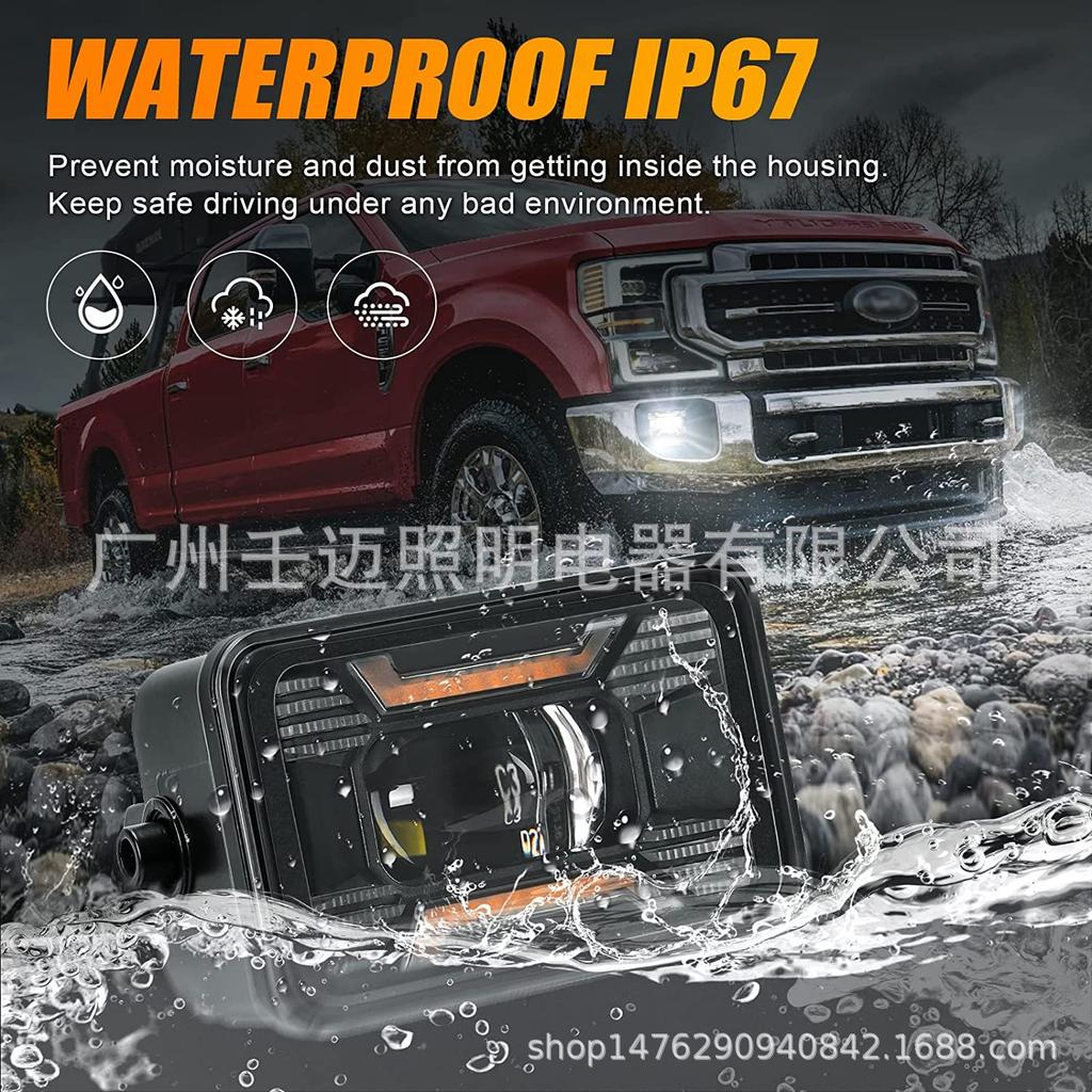 2015-16 Ford Raptor F150 Светодиодные противотуманные фары - Квадратные, Модель для США