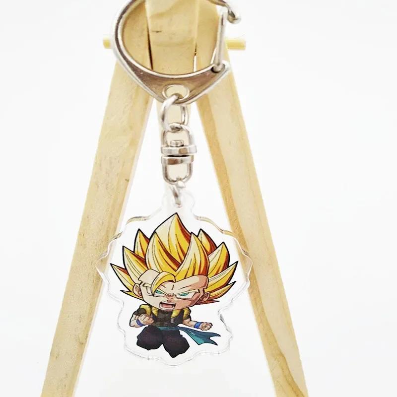 Акриловый Брелок Goku Trunks Buu Piccolo Аниме Косплей Аксессуар