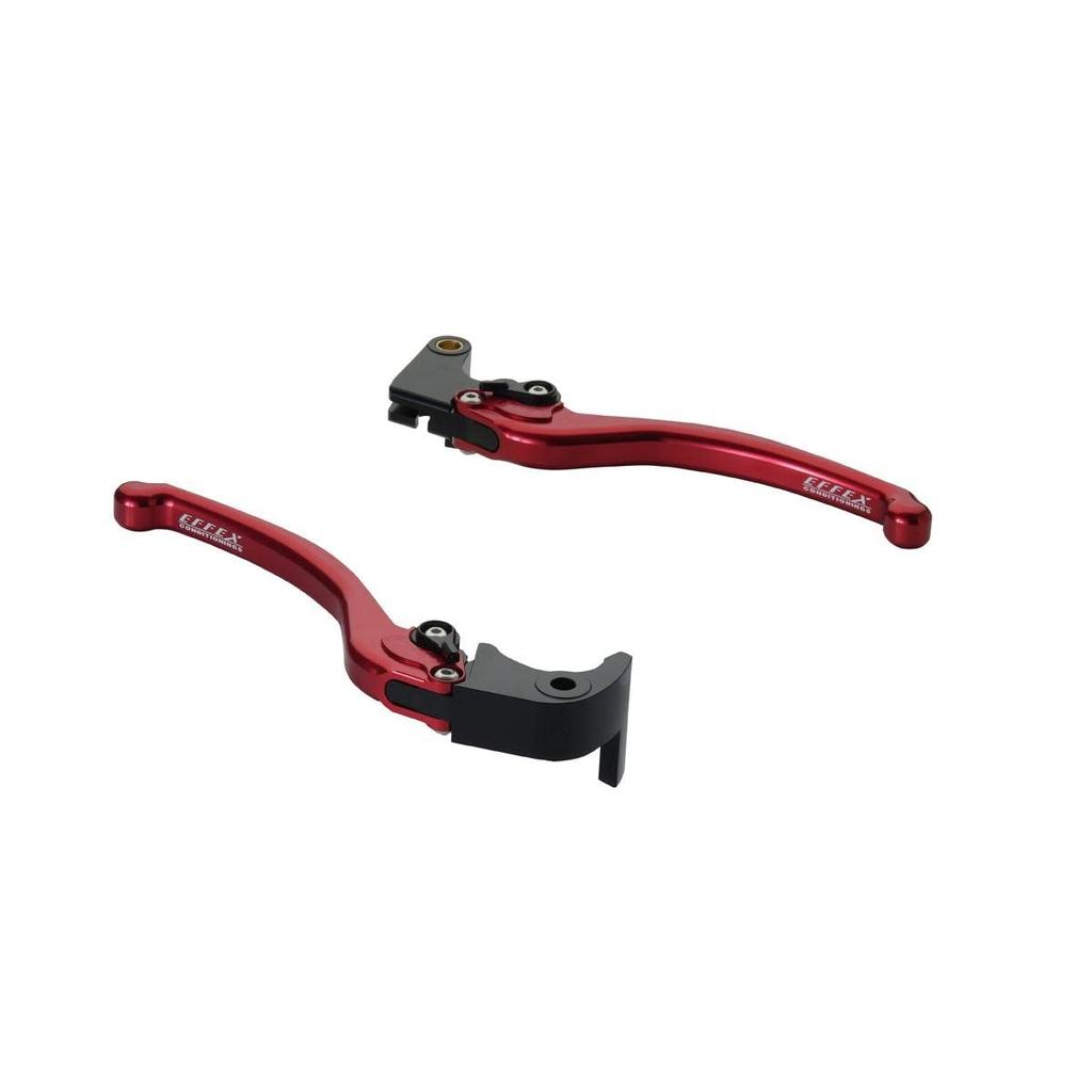 Тормозные ручки EFFEX Smooth Fit для CBR1000RR и CBR600RR Комплект левая и правая Ручка EAL023R (08-19) (07-17), красный, (Комплект тормозов/сцепления)