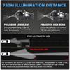3,0-дюймовый 300 Вт Bi-LED 6 шт.+3 шт. Автомобильный Проектор Фары Линза для Hella 3R G5 30000Лм Ближний Дальний Свет Модификация Галогенный Свет 6000K
