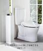Yamazaki 3509 Slim Toilet Rack White Approx. W13XD17XH70.5cm Tower Toilet Paper Toilet Storage Shelf