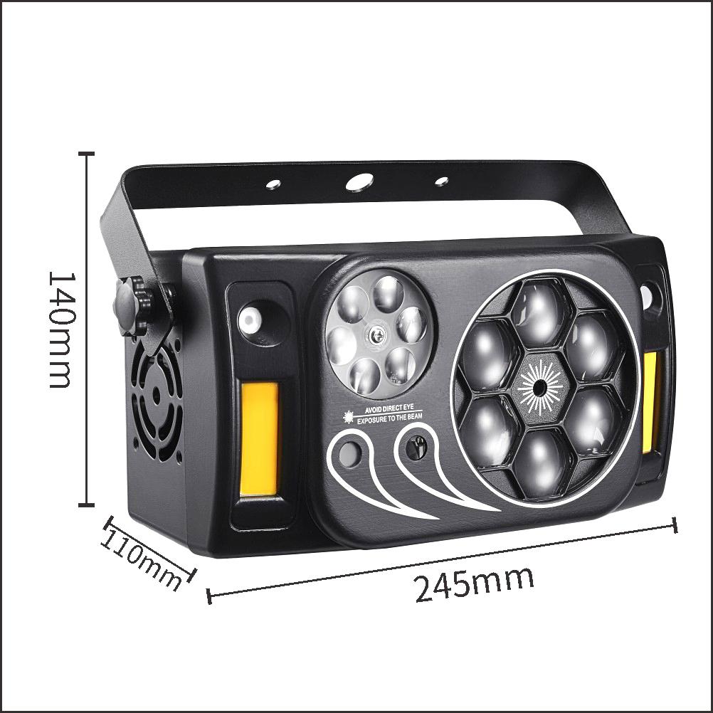 Светодиодные DJ-прожекторы 6x10 Вт RGBW луч вращающаяся голова сценический эффект лазер стробоскоп освещение пульт дистанционного управления для диско вечеринки бара мероприятия