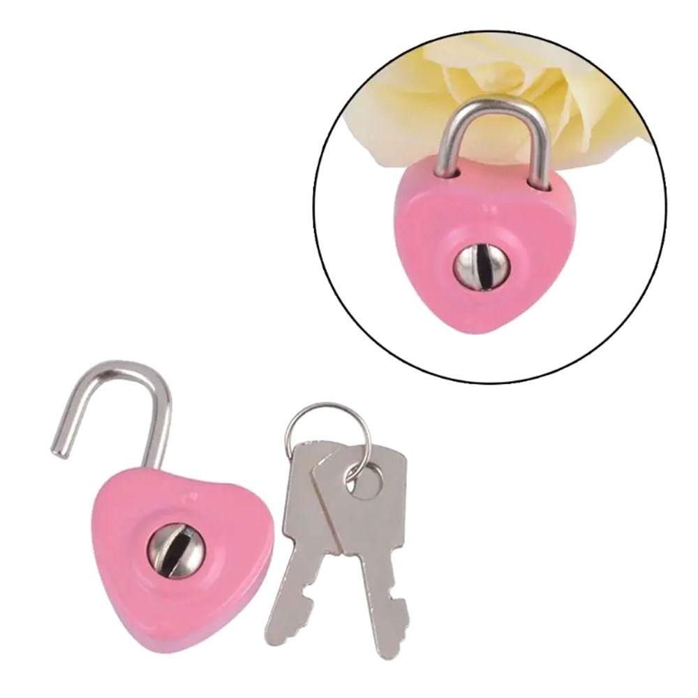 1 комплект в форме сердца Archaize навесные замки для багажа замок для журнала прочный замок для ключей безопасности