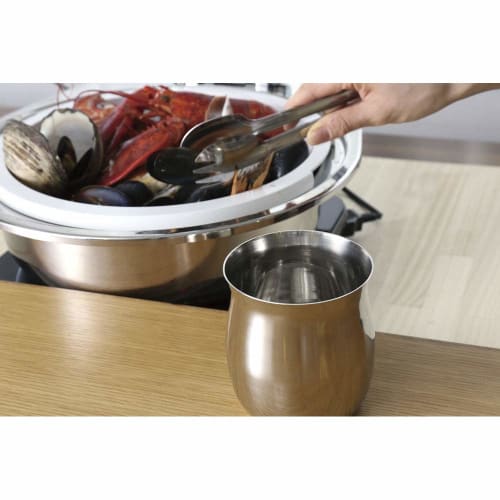 Sanpo Sangyo UK Glass Container (Plain) S SUS202 India QGL3502