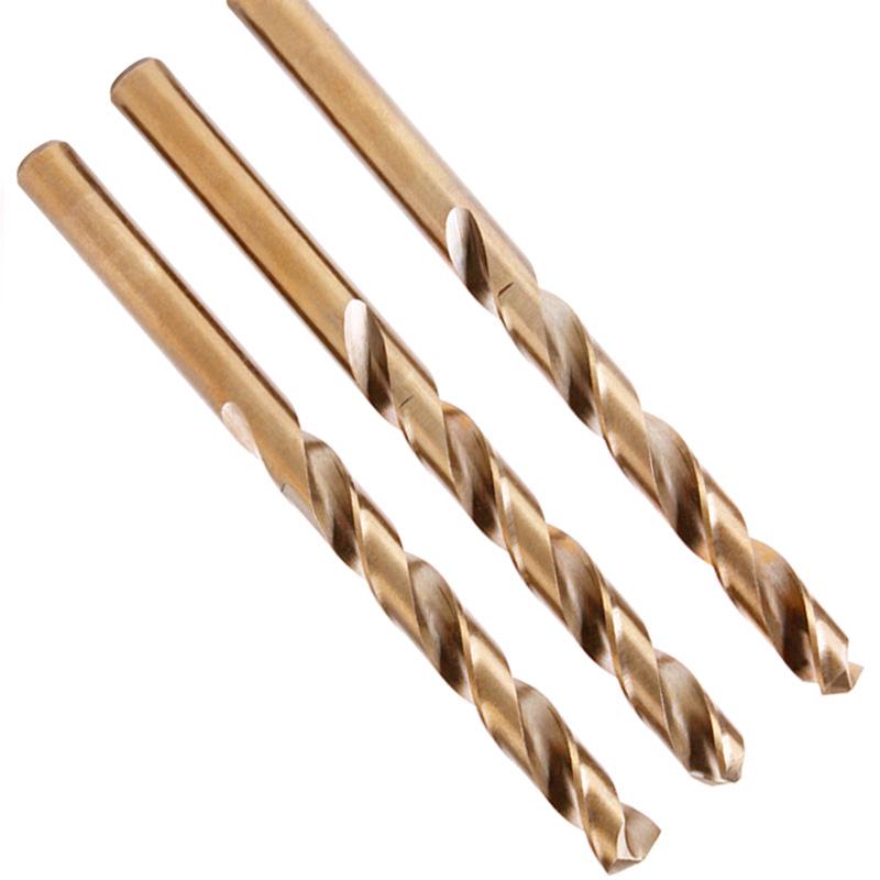 Спиральное сверло из кобальтовой углеродистой стали для развертывания металлических поверхностей, многофункциональный инструмент для раскрытия отверстий в сплавах, совместим с электрической дрелью.
