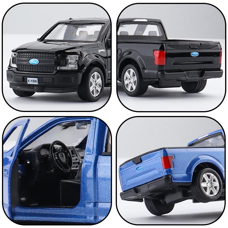 Ford F150 SVT Raptor 2018 Пикап Симулятор Литье под давлением и Игрушечные Транспортные Средства Машинка с инерционным механизмом и открывающимися дверями RMZ city 1:36 Коллекционных Моделей из Сплава