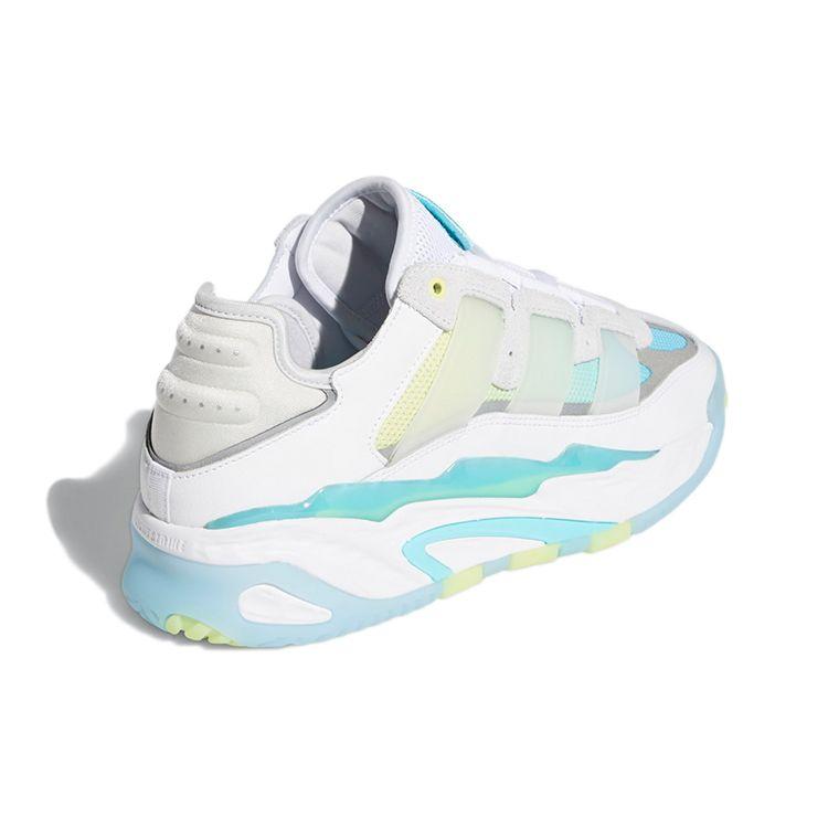 Adidas Originals Niteball Shoes Comfortable Versatile Durable Low-Top Lifestyle Casual Shoes Unisex Shoes Blue White S24137