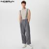 INCERUN Мужские подтяжки комбинезоны комбинезоны комбинезоны подтяжки брюки-карго
