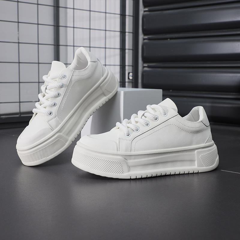 Мужские туфли на платформе, новинка весны, студенческие кеды, повседневная спортивная обувь, с внутренней высотой, мужская обувь, в наличии