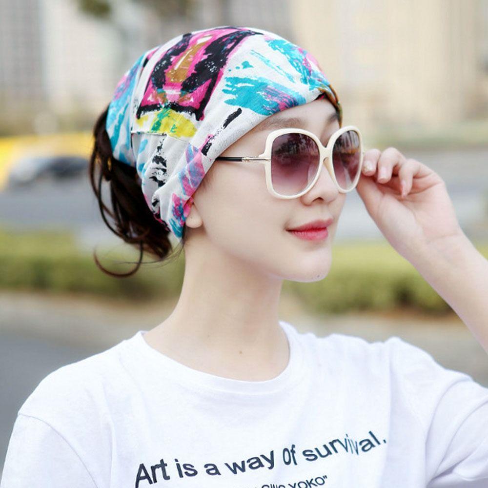 Ice Silk Baotou Hat Soft Hijab Cap Summer Turban Women
