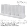 Set of 12 Sample Available Warm White Flickering Electric Flameless Rechargeable LED Tea Light Candles for Home Decor