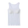 [Gunze] Inner Shirt Cool Magic Cotton Blend Summer Inner Quick Drying Antibacterial and Deodorizing Tank Top With Pad MC9154 Ladies Clear Saxophone