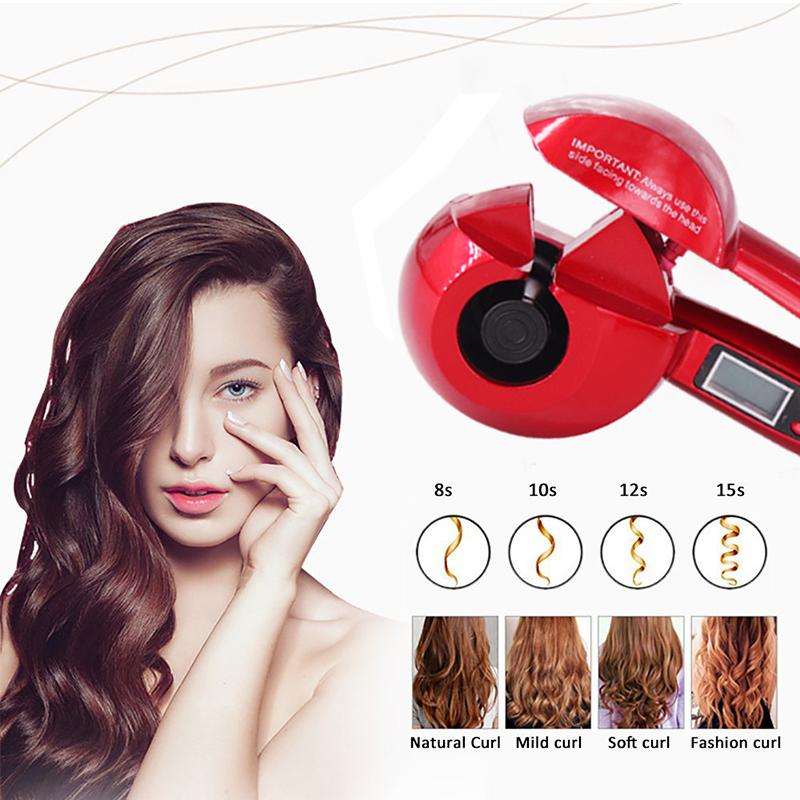 1 PC Automatic Curler, Curler, Electric Iron, Curler, LCD Anti Perm, Wavy Hair Style ZPG