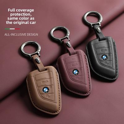 Кожаный чехол для ключа BMW для 3 5 7 Серии, Защитная оболочка для ключа, для 525 4 Серии, Модный унисекс-аксессуар