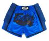 Fairtex Muay Thai Boxing Shorts BS1702 Size L Blue Color Slim Cut Muay Thai Boxing Shorts