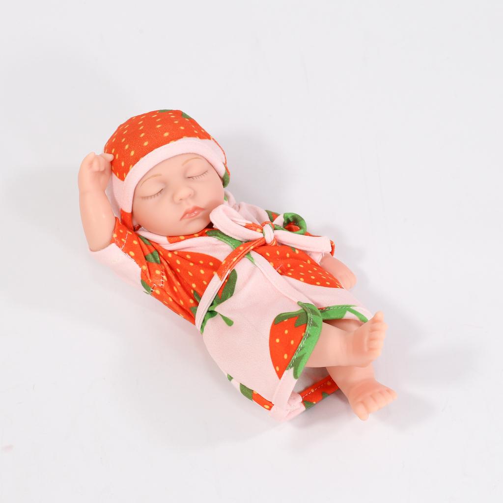 19 см детская кукла реборн мини-моделирование всего тела мягкая резиновая эмалированная кукла подарок для девочки кукла кукла