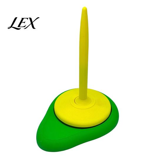 Smooth Yarn Flow Tool Avocado Holder, 3D Printed Spinner, Fits All Crafting Supplies Types, Rotating Holder for Crocheting Knitting