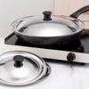 Round Pot Cover Stainless Steel Wok Pan Lid Durable Cookware Parts  Kitchen Accessories