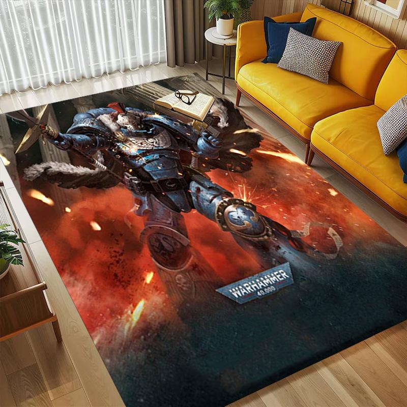 Ковер для гостиной Warhammer Нескользящий Ковер Мягкий Ковер для Спальни Игровой Комнаты Дивана Офиса Домашний Декор Придверный Коврик Рождественский Подарок C9302331