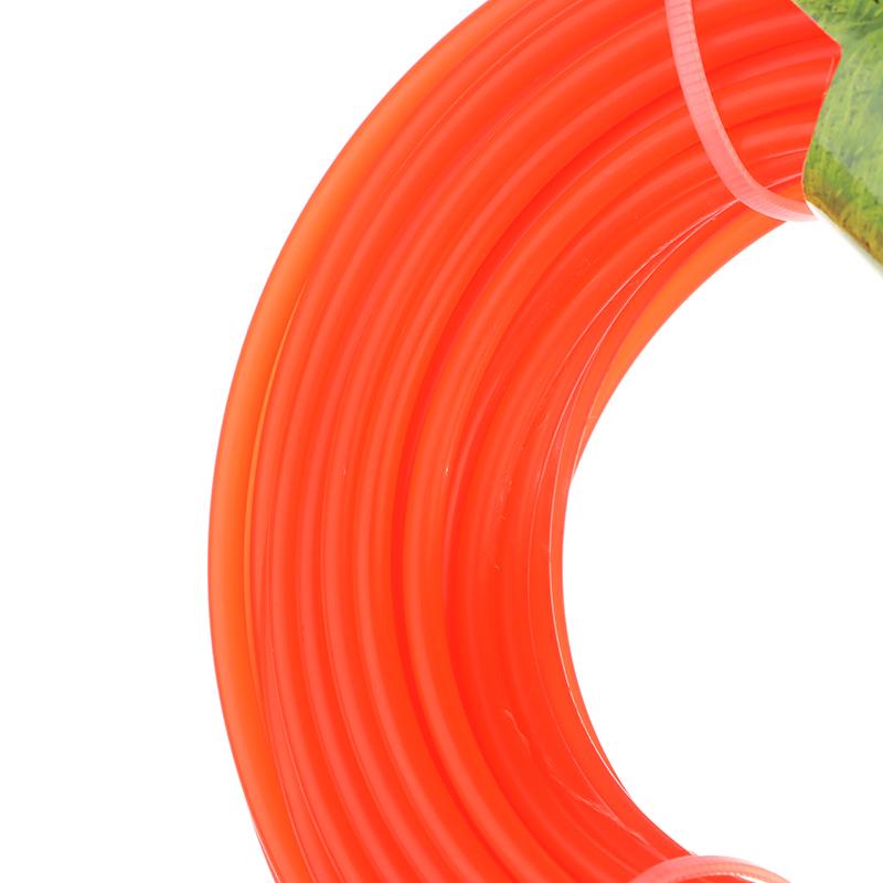 1 шт. 15 м*2,4 мм/2,7 мм/3 мм нейлоновый триммер для кошения травы веревка для кустореза