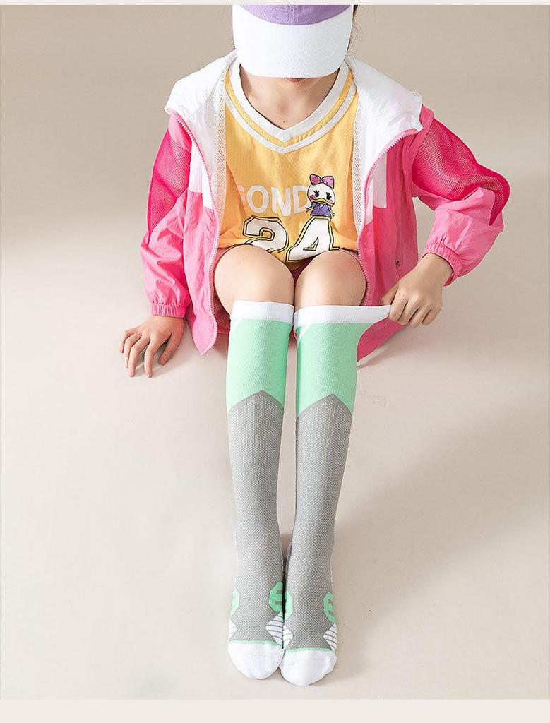 Meikes Youth Compression Calf Socks: Fashionable, Stylish, and Comfortable for Running and Sports