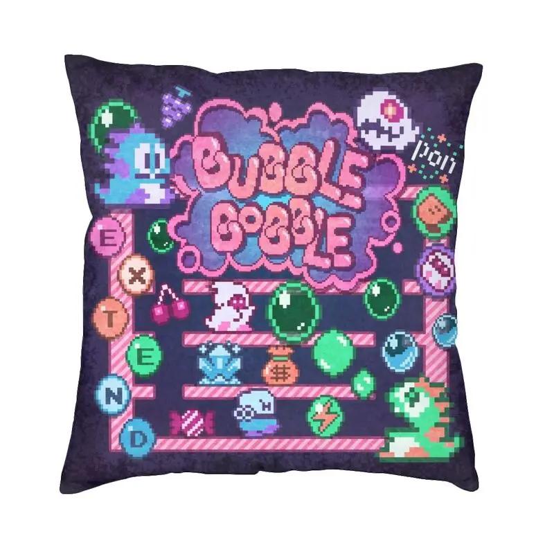 Puzzle Game Bubbles Bobble Cushion Covers Soft Velvet Nordic Throw Pillow Case Home Decoration