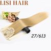 Silky Straight Clip In Drawstring Ponytail Synthetic For Women Hair Extension Heat Resistant Fiber