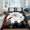 Horror Theme Comforter Bedding Set Halloween Tree Duvet Cover Set With Pillowcase 2/3pcs Comforter Cover For Bedroom Decor