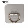10PCS No-Drill Installation Adhesive Plate Hanging Hook Plate Display Hanger  Home Kitchen