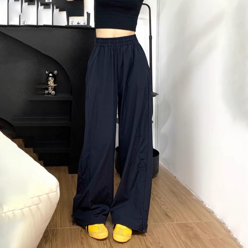 Quick-Dry Utility Pants for Women - Summer Thin Edition High-Waisted Wide-Leg Sun-Protective Outdoor Mountaineering and Assault Sport Trousers