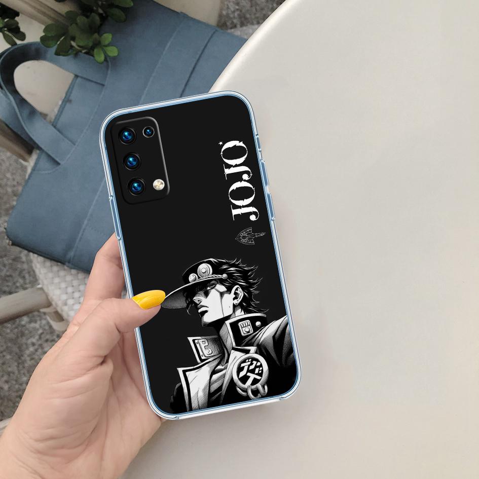 BF74 JoJos Bizarre Adventure Soft Shell Transparent Phone Case for Samsung Galaxy A04 A04S A14 A23 A34 A54 M23 M33 M52 M53