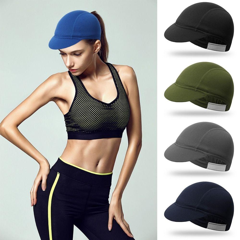 Breathable Elastic Bicycle Mesh Fabric Bicycle Riding Cap Quick-Drying Cycling Hat Helmet Liner