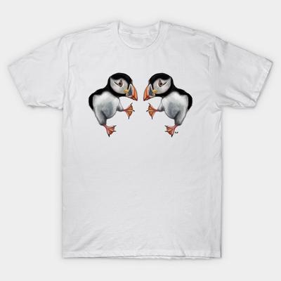 Футболка женская Puffins Dance Harajuku Print Kawaii футболка летняя женская футболка с коротким рукавом топ футболка